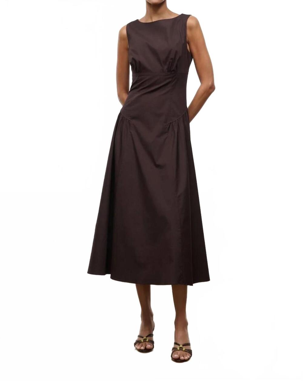 NEW STAUD gwen mini dress in earth